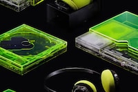 Transparent Neon Audio Collection Image 1