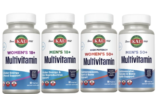 age‑specific daily supplement formulas