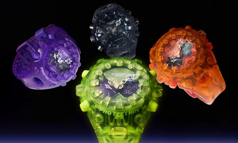 Colorful Transparent Watch Designs