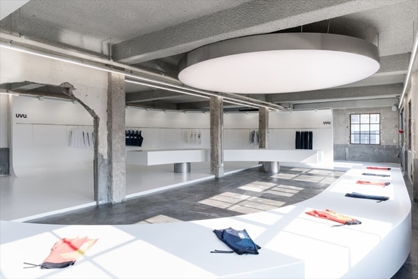 Curved Wall Sportswear Flagships