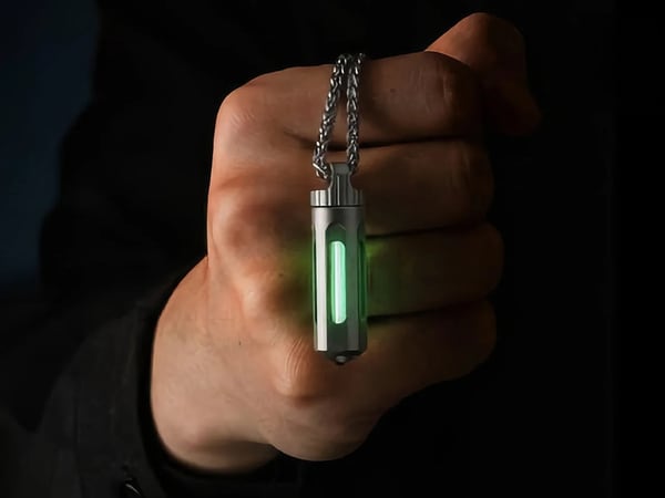 Glowing Titanium Keychains