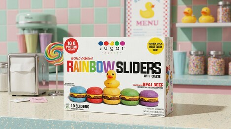 Vibrant Restaurant Burger Products
