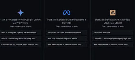 Multi Model AI Chats
