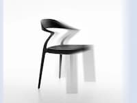 Zig-Zag Wooden Chairs Image 1