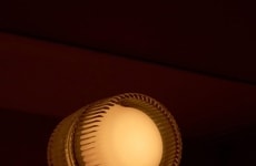 Ribbed Glass Wall Lights