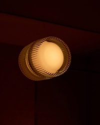 Ribbed Glass Wall Lights Image 1
