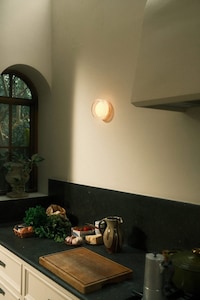 Ribbed Glass Wall Lights Image 2