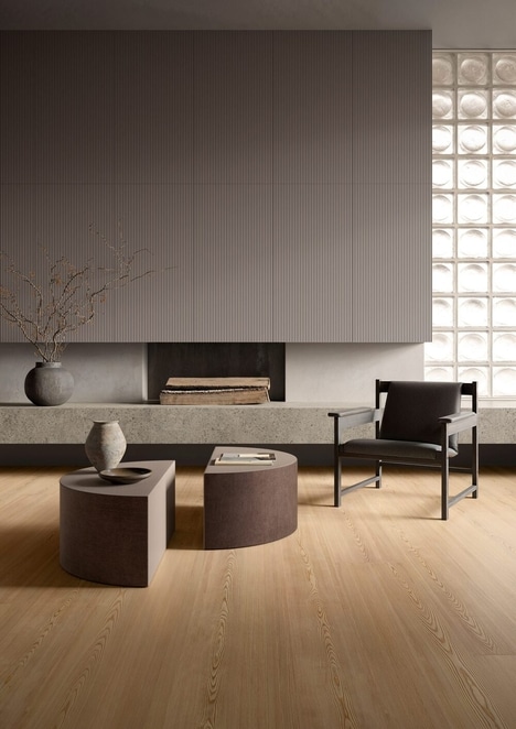 Ribbed Porcelain Tile Surfaces