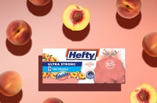 Peach-Scented Trash Bags