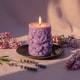Sculpted Floral Beeswax Candles Image 2