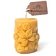 Sculpted Floral Beeswax Candles Image 3