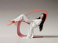 Looped Metal Chaises