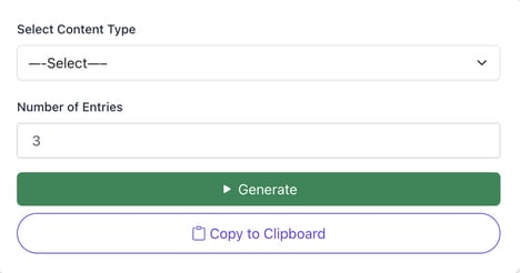 Placeholder Data Tools