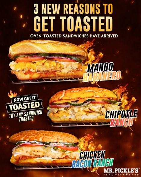 Flavorful Toasted Sandwich Menus