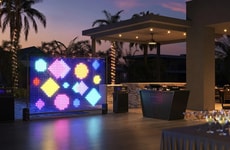 Connected Exterior Illumination Walls