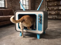 Retro TV Pet Houses