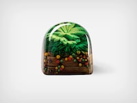 Resin Terrarium Keycaps Image 3