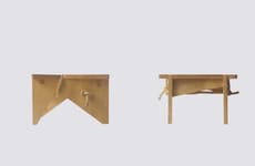 Rope-Tension Plywood Stools