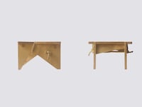 Rope-Tension Plywood Stools Image 1