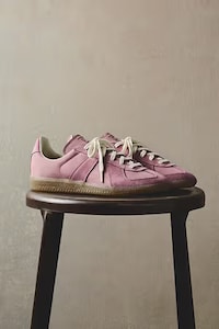 Pastel Suede Army Sneakers Image 2