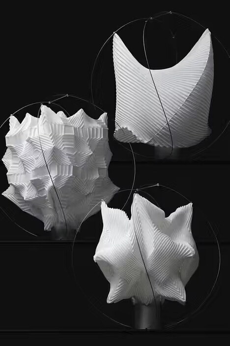 Pleated Fabric Lighting