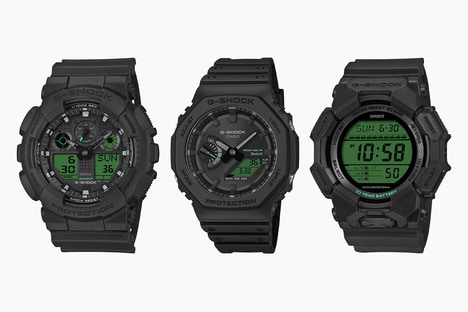 Tactical Green-Hued Timepieces