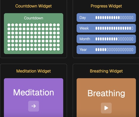 Productivity Widget Tools