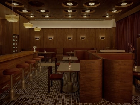 Warm Italian Dining Interiors