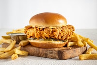 Hand-Battered Chicken Sandwiches