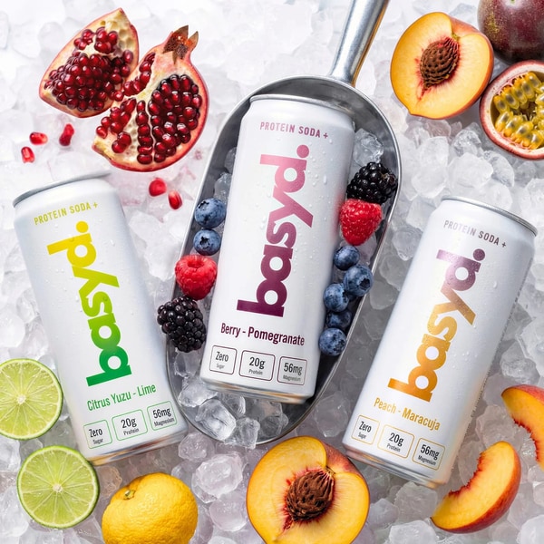 Magnesium-Infused Protein Sodas