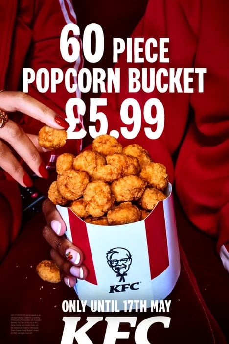 Oversized Chicken Snacking Buckets