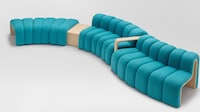 Modular Aquatic Architecture Sofas Image 5