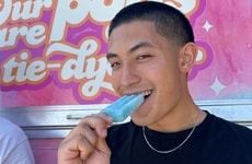 Naturally-Dyed Blue Popsicles