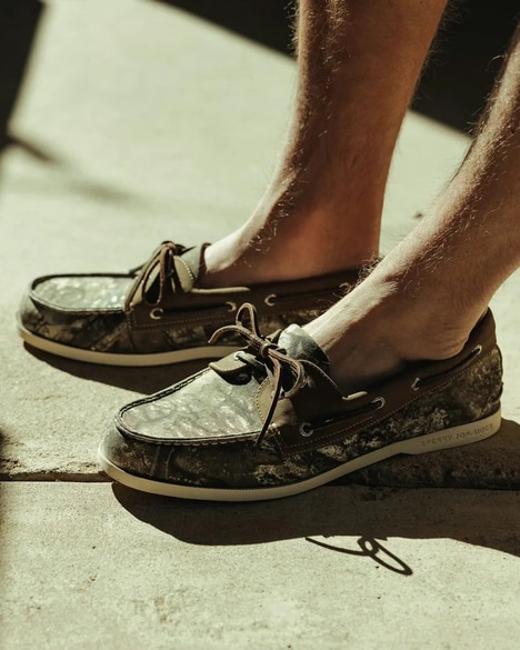 Collaboration Camo Boat Shoes