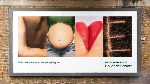 Body Typography Campaigns: Holland & Barrett Back Your Body Uses ...