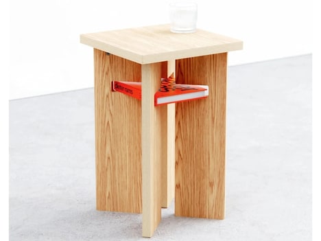 Notched Wood Tables