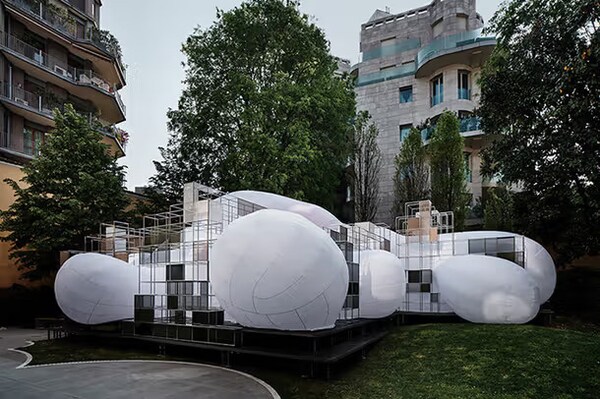 Inflatable Modular Pavilions: Renaissance of the Real by Snøhetta and ...