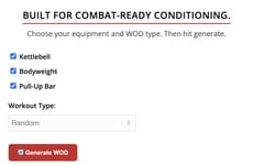 Workout Generator Tools