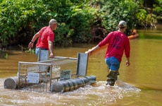Trash-Diverting Creek Devices