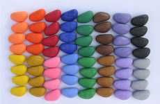 Stone-Shaped Coloring Tools