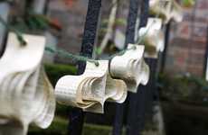 Recycled Book Ornaments