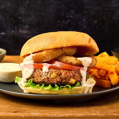 Meatless Protein Cheeseburgers