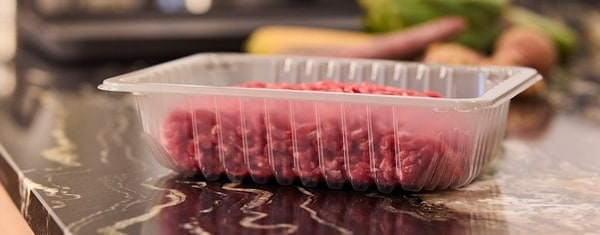 High-Content rPET Meat Trays
