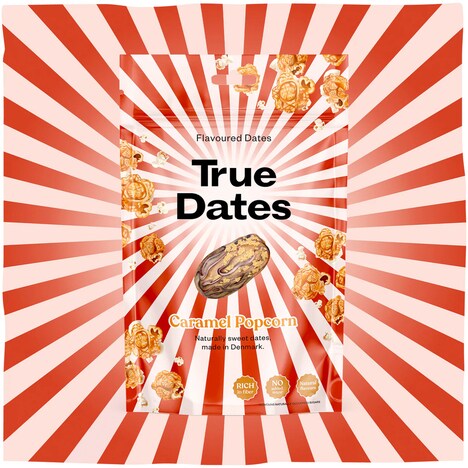 Caramel-Popcorn Date Snacks