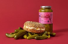 Spicy-Sweet Pickle Cream Cheeses