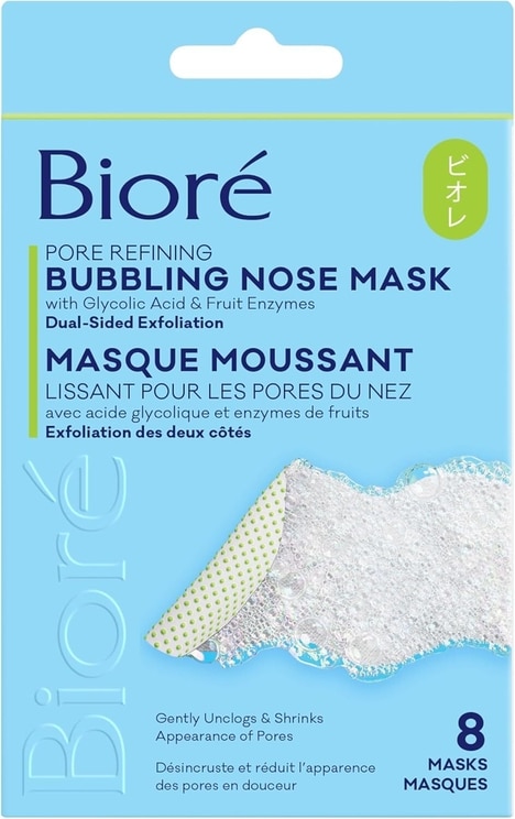 Pore-Targeting Bubbling Nose Masks