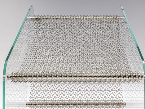 Transparent Glass Armchairs