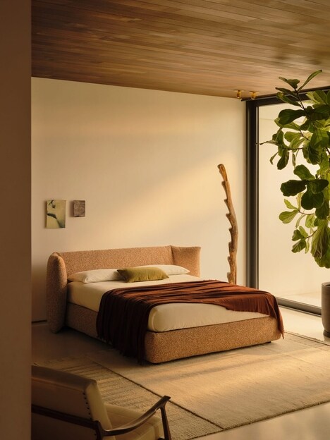 Winged Headboard Beds