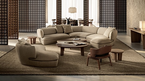 Curved Modular Sofas