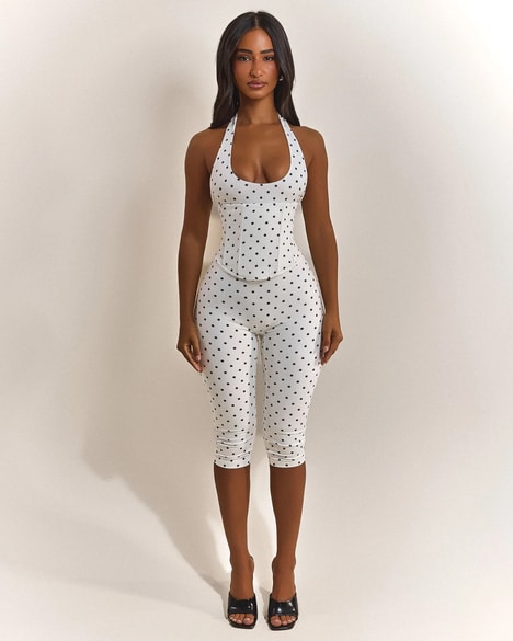 Flattering Polka Dot Jumpsuits